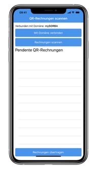 QR-Rechnung iPhone myQR-Scan App